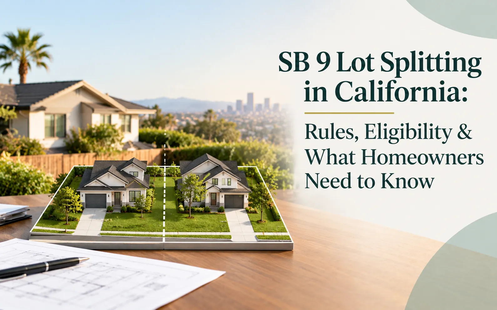 SB 9 Lot Splitting in California Rules, Eligibility & What Homeowners Need to Know