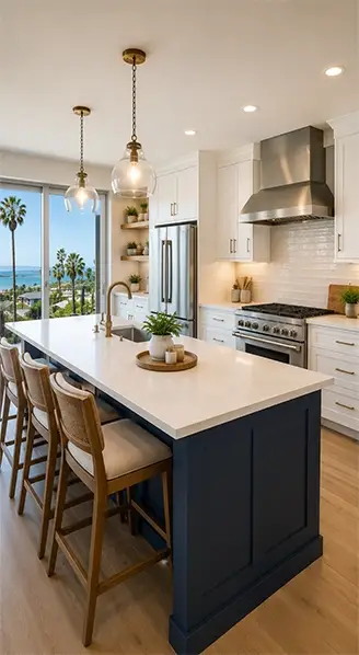 San Diego kitchen remodel by XLNC Builder